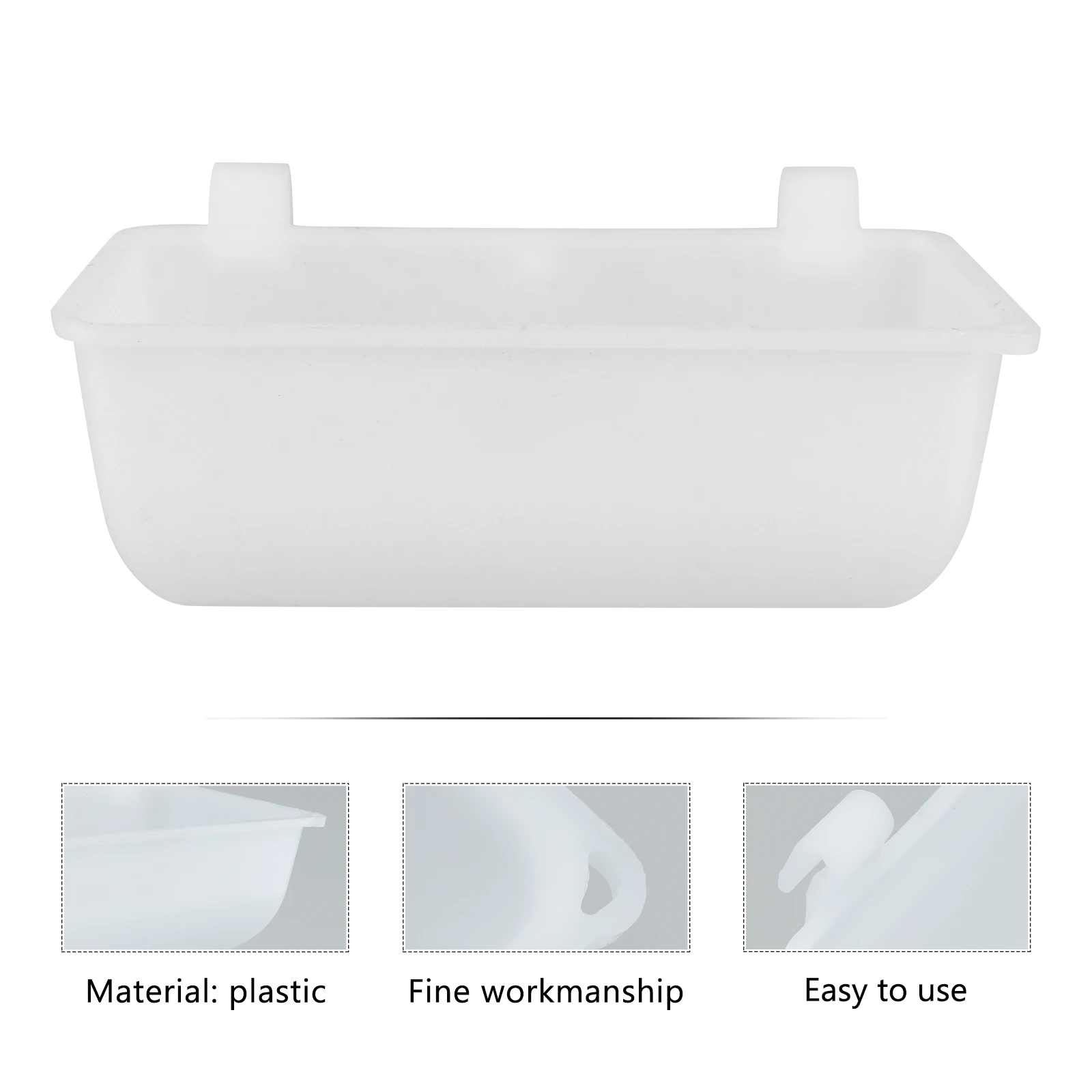 

Bird Feeding Dish Pigeon Food Trough Feeder for Cage Accessories Pigeons Plastic Accessory