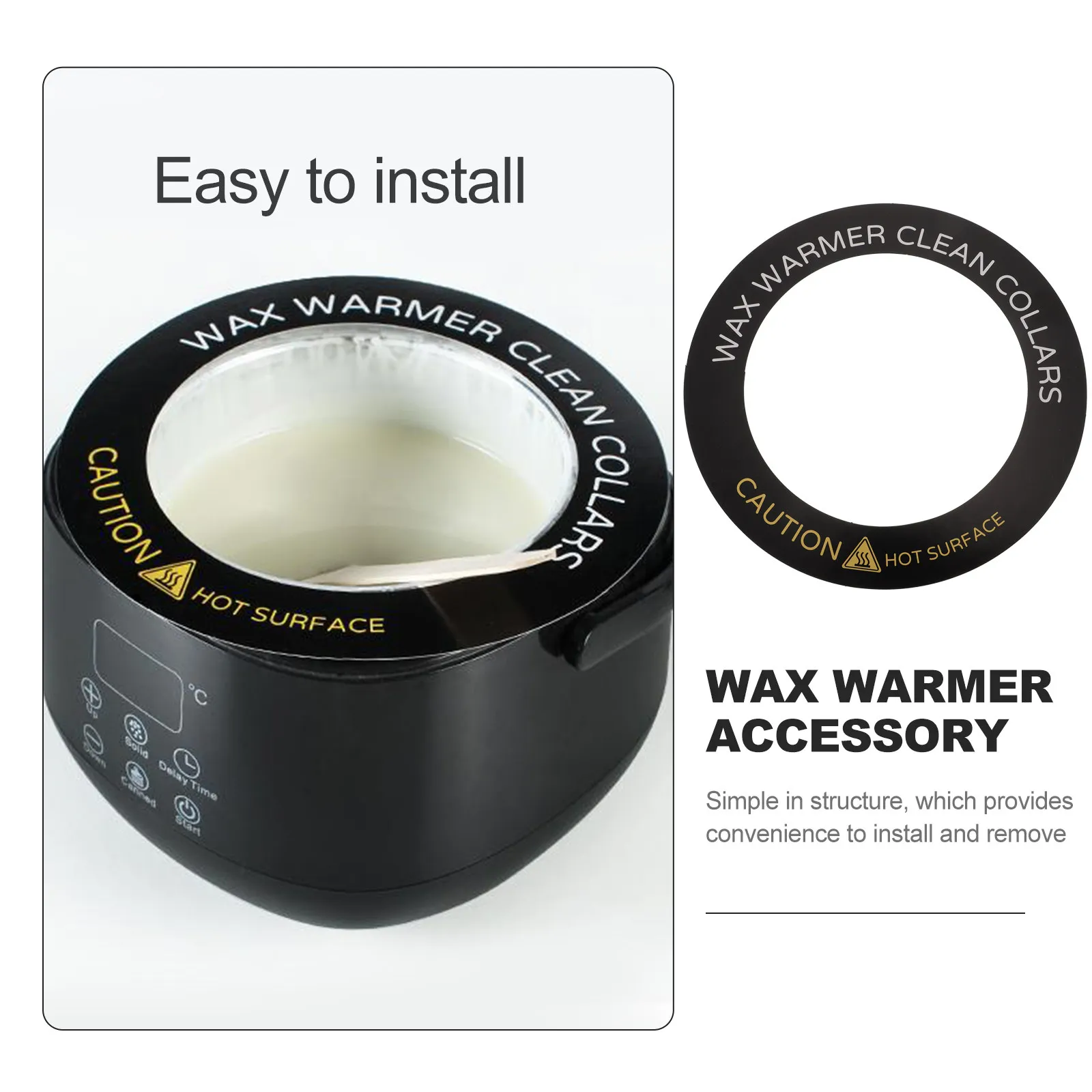 50pcs Wax Heater Paper Mats – Heat-Resistant Replacement Pads for Wax Melting Machines