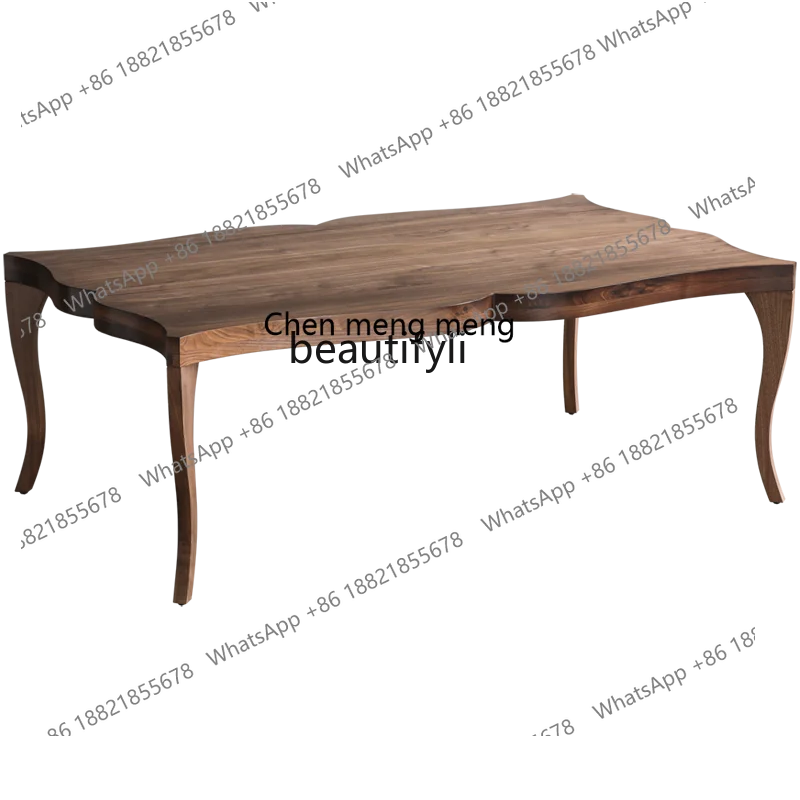 

Mid-Ancient Solid Wood Tea Table/Walnut Living Room Coffee Table Tea Table