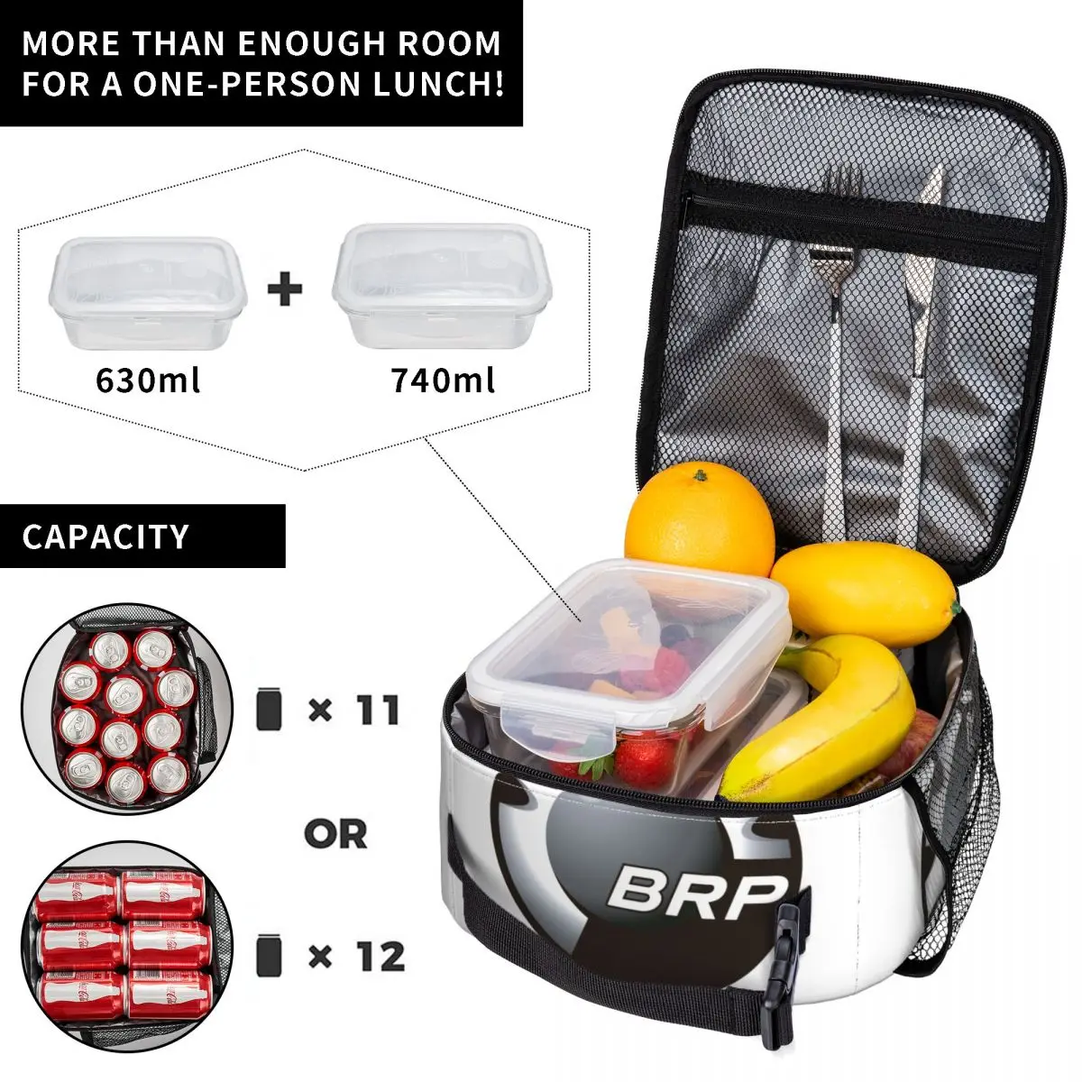 BRP ATV Can Am Logo Thermal Insulated Lunch Bag Women Resuable Lunch Tote for School Storage Food Box