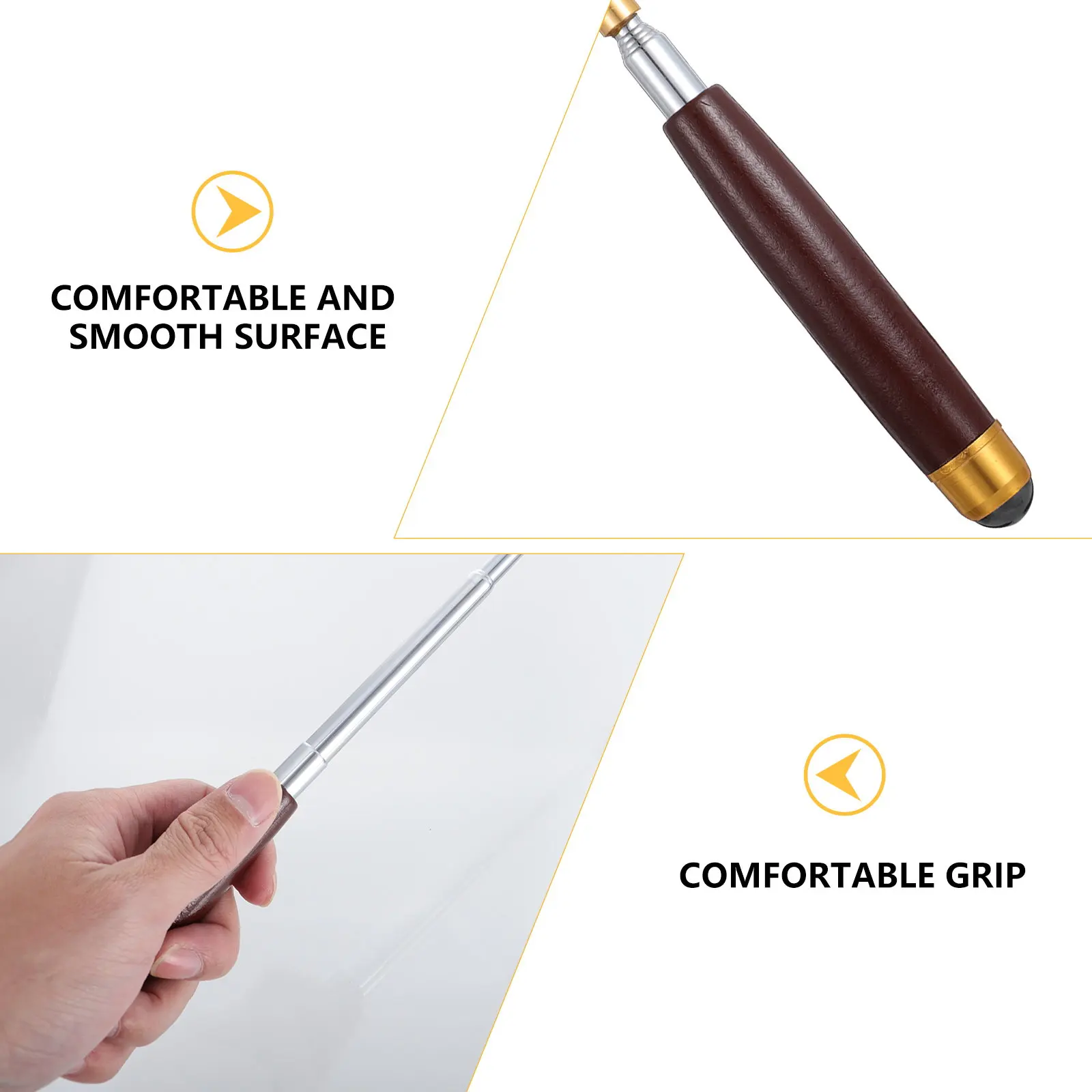 1Pcs Telescoping Back Scratcher Stainless Steel Long Handle Extendable Itch Relief Scratching Stick Multifunctional Body