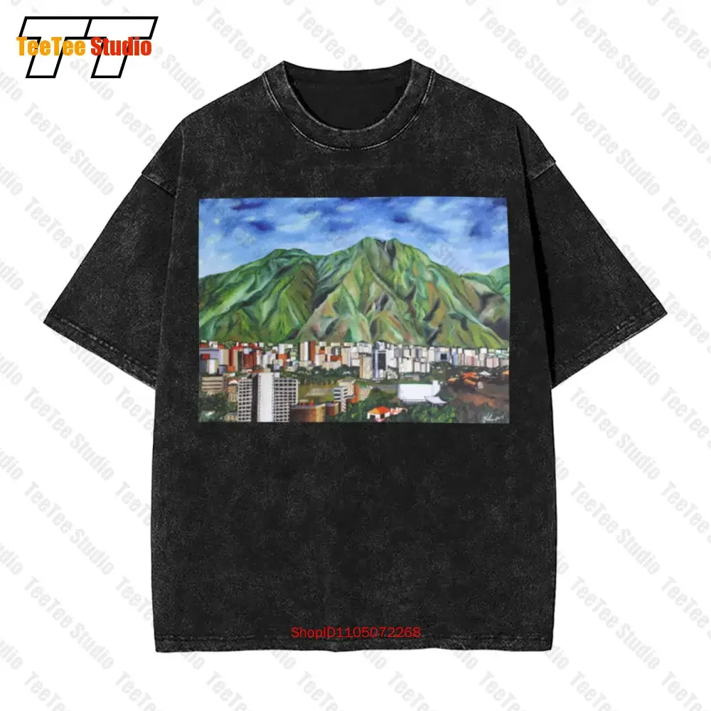 Avila Caracas Green City Vintage Unisex  T-Shirt KQ9W