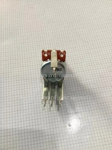 10PCS for ALPHA potentiometer 16 type large bend foot single connection A10K handle length 19mm shaft