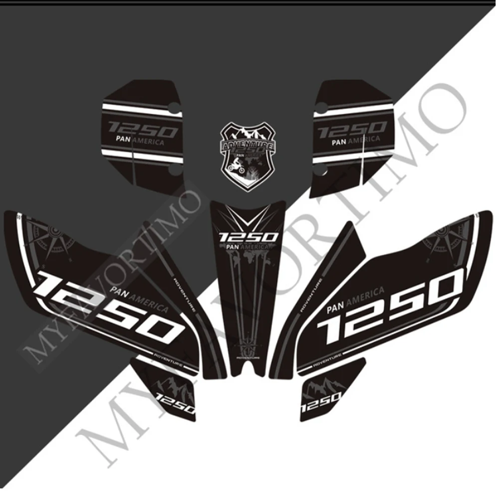 2020 2021 2022 Motorcycle Tank Pad Protection Stickers Knee Decal Windshield Windscreen For HARLEY Pan America 1250 Adventure