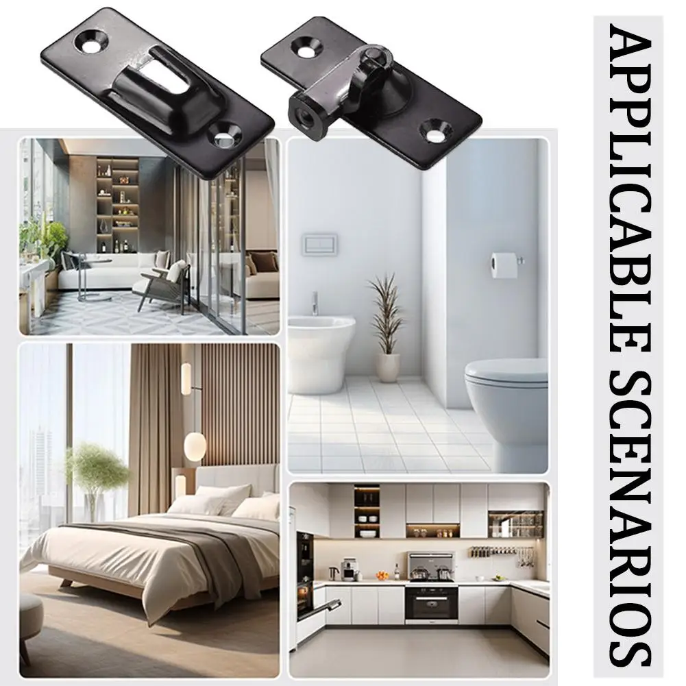 قفل الباب الحرس مزلاج الترباس 90 درجة الصلب تبديل مزلاج انزلاق باب الحظيرة قفل خزانة مشروبات خزانة أدوات قفل الزاوية اليمنى