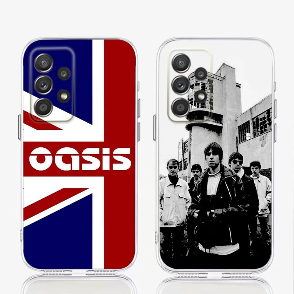 Rock band O-Oasis Phone Case  For Samsung S30,S23,S21,S22,S20,Ultra,S20,S10,S9,S8,PIus Soft Shockproof Transparent Cover