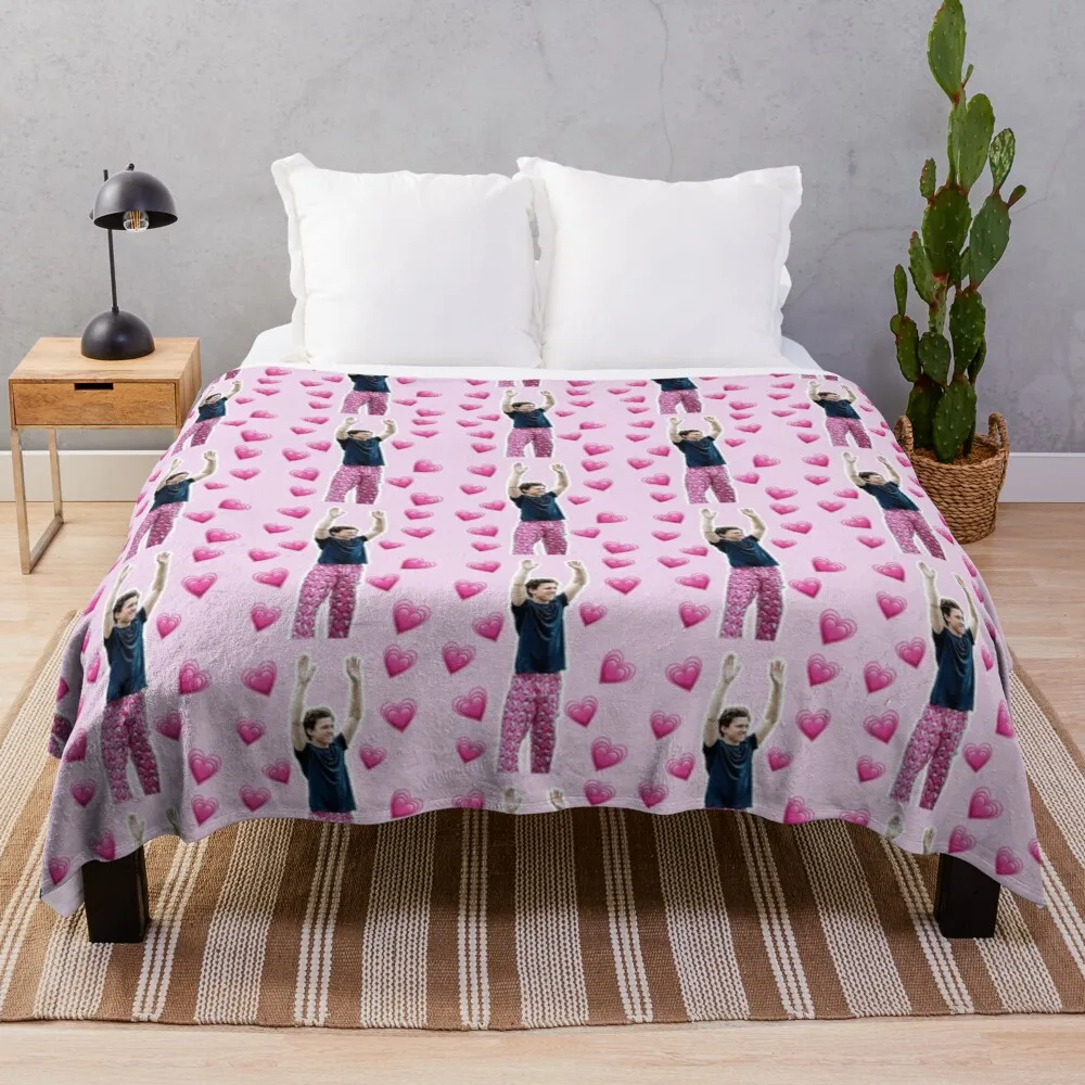 

Tom Holland pink print Throw Blanket blankets for sofa decorative sofa blanket giant sofa knit blanket