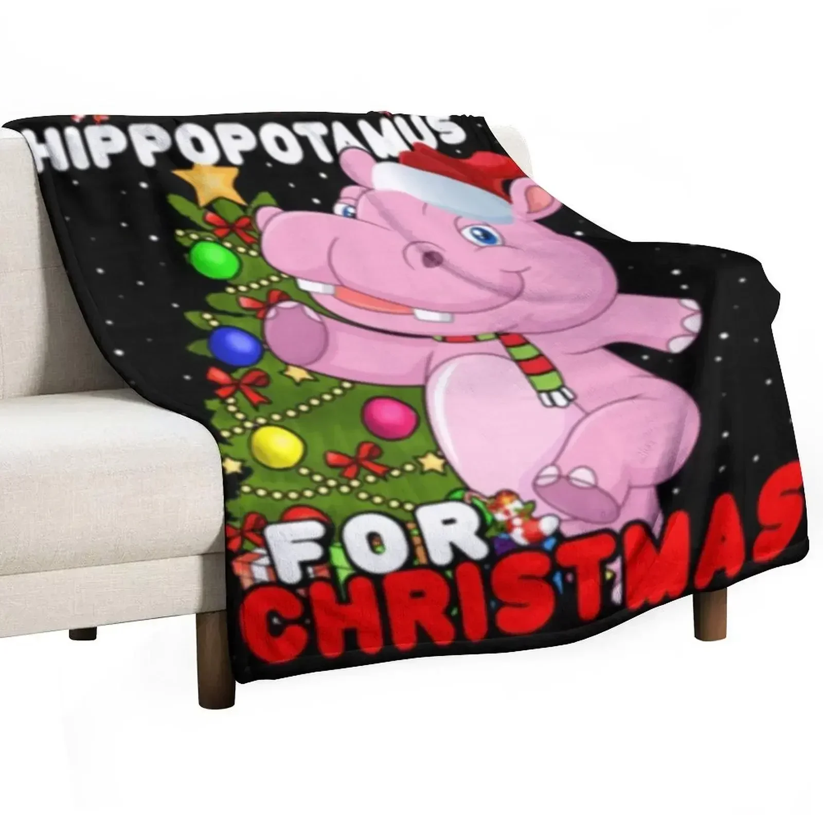 

I Want A Hippopotamus For Christmas Throw Blanket Versatile Cozy Throw Blanket for All Occasions