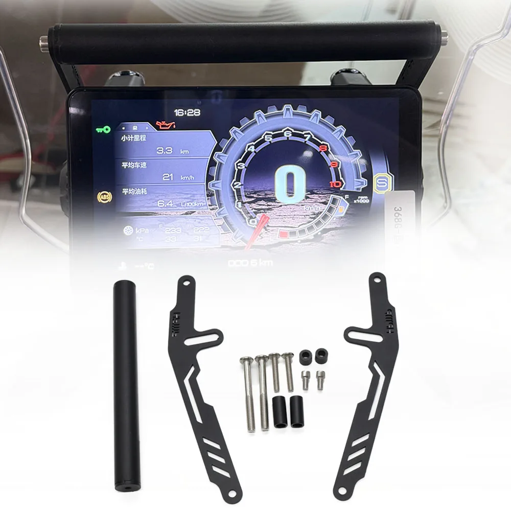 

Motorcycle Navigation Bracket Waterproof Aluminum Alloy Anodic Oxidation Zontes 368G Motorcycle Accessories for Zontes 368G