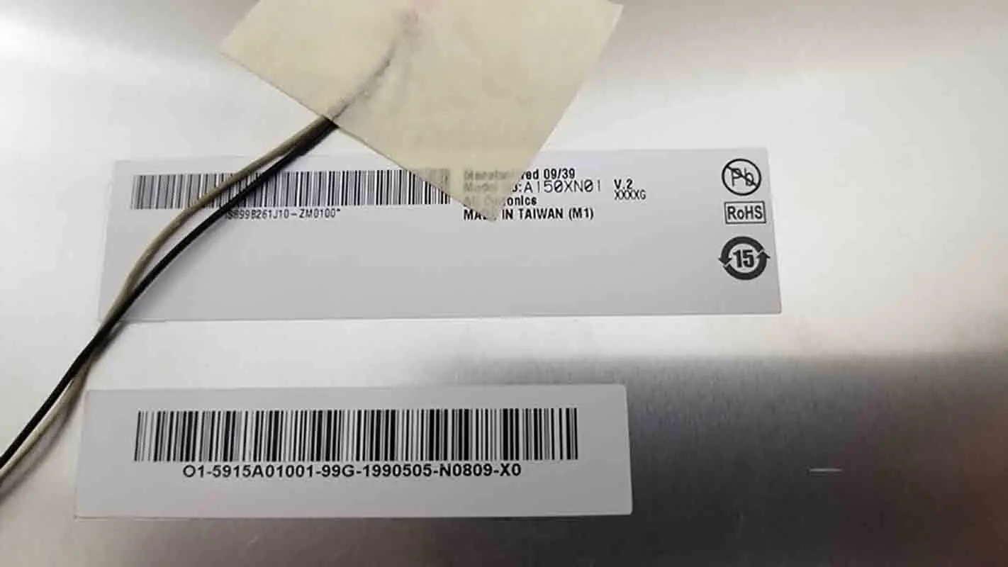 Panel Display LCD TFT A150XN01 V.2 Asli 15 Inci