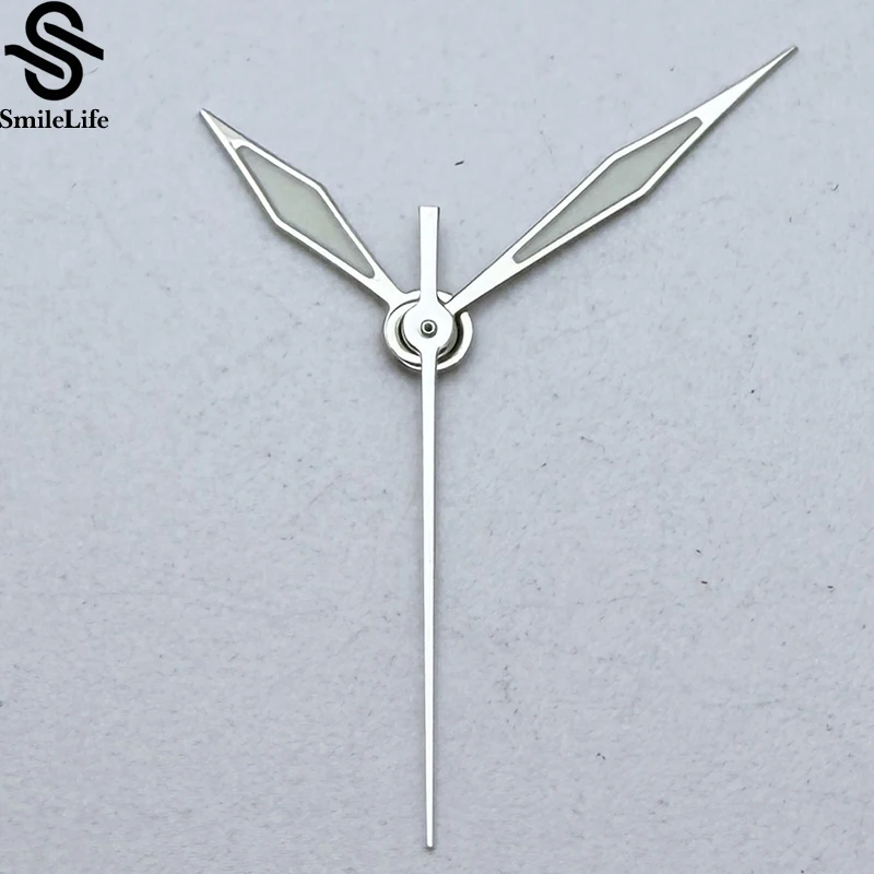 SmileLife NH35 Lancette lucide in argento verde luminoso per il Giappone NH35/NH36/4R/7S Movimento automatico Accessori per orologi meccanici