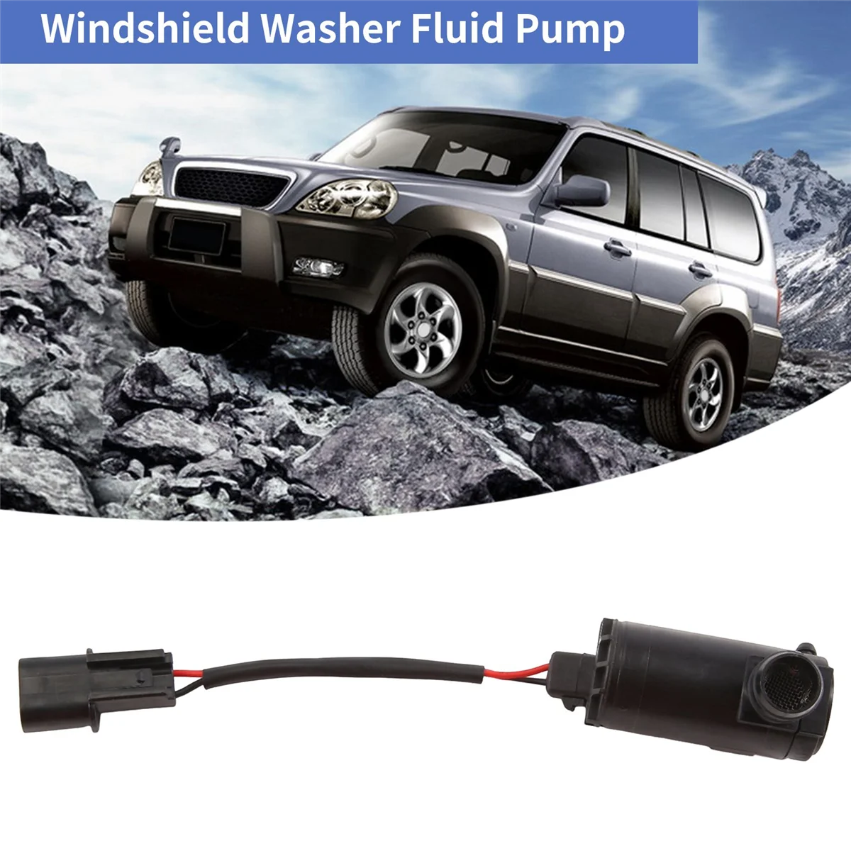 98510H1000 Car Front Windshield Washer Fluid Pump for Hyundai Terracan 2001-2006