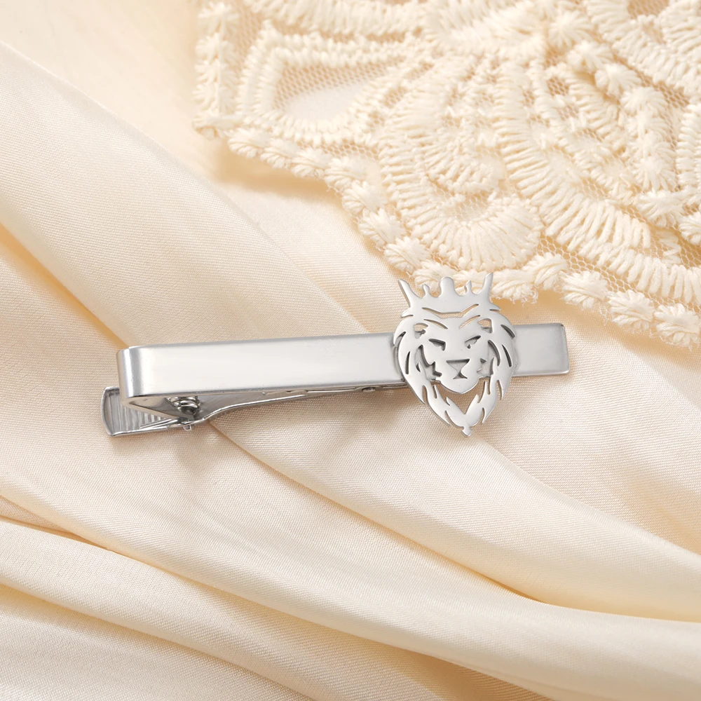 Dawapara الأسد رئيس الطوطم الأفريقي التعادل كليب ملك الغابة رمز القوة الحكمة حماية تميمة مجوهرات من صلب لا يصدأ #3