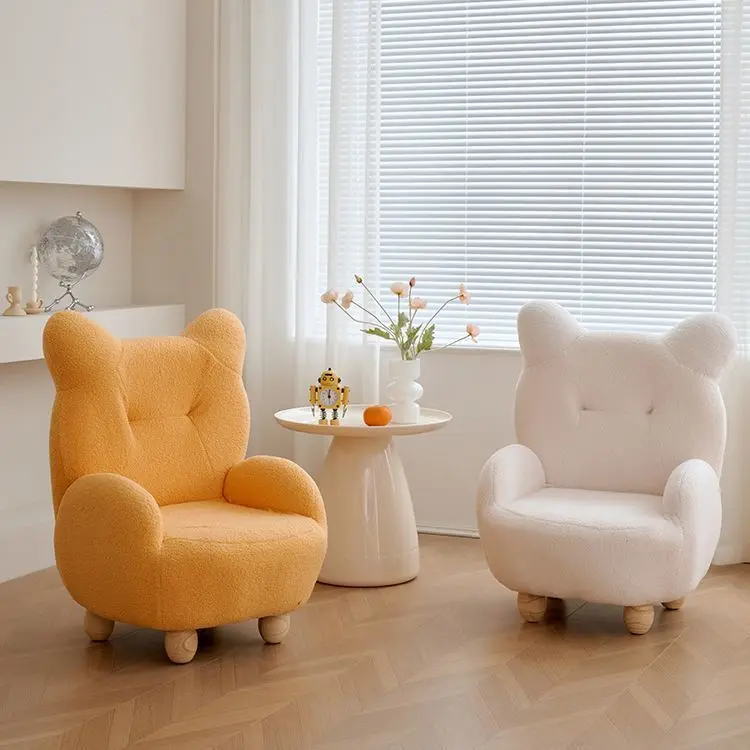 AOLIVIYA 어린이 소파 귀여운 아기 만화 좌석 독서 코너 아기 미니 곰 소파 게으른 작은 소파