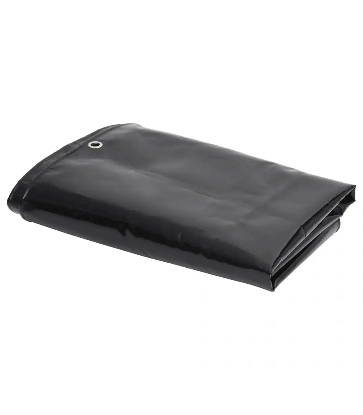 Tarpaulin waterproof tarpaulin 650g/m² 6x8 m Black