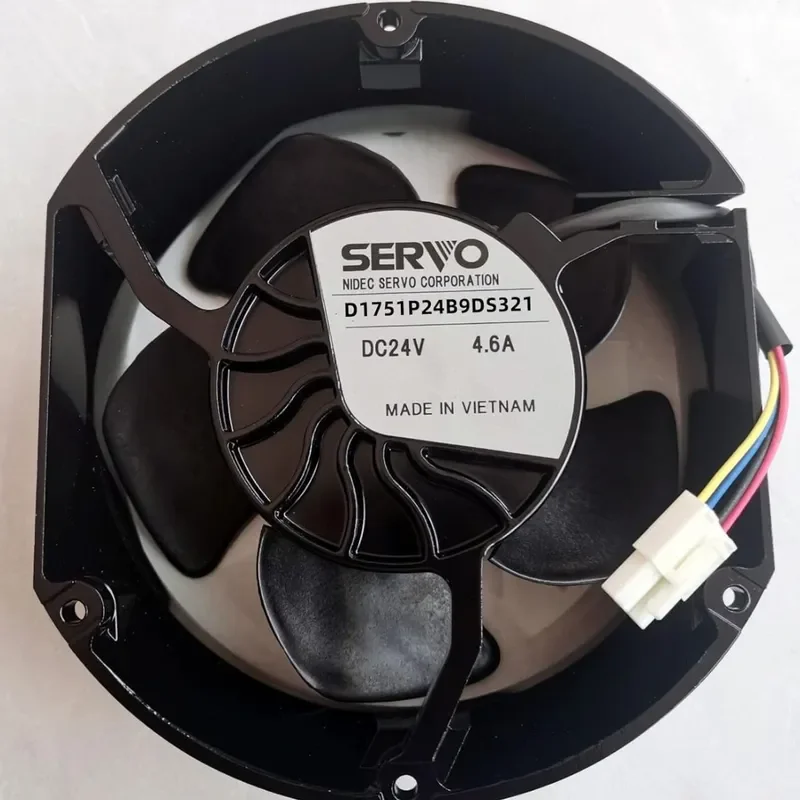 Original SERVO D1751P24B9DS321 DC24V 4.6A Large Air Volume Inverter Cooling Fan for Japanese Equipment