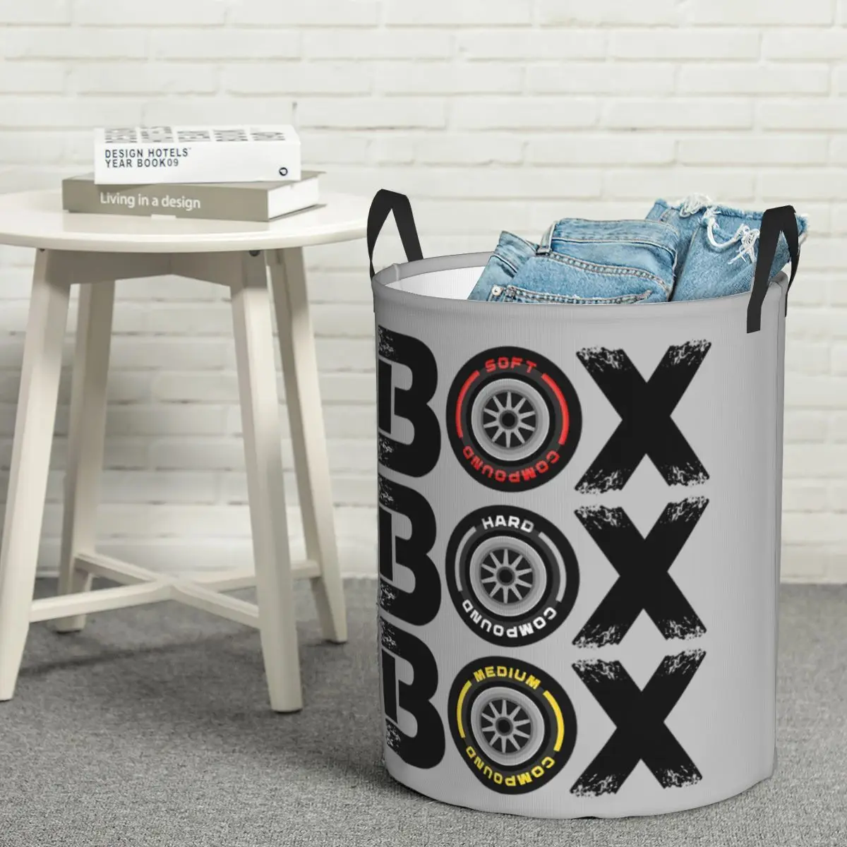 Laundry Collector Box Box Box Tyre Compound V2 Design Foldable Laundry Basket Children Washing Basket Home Organizer