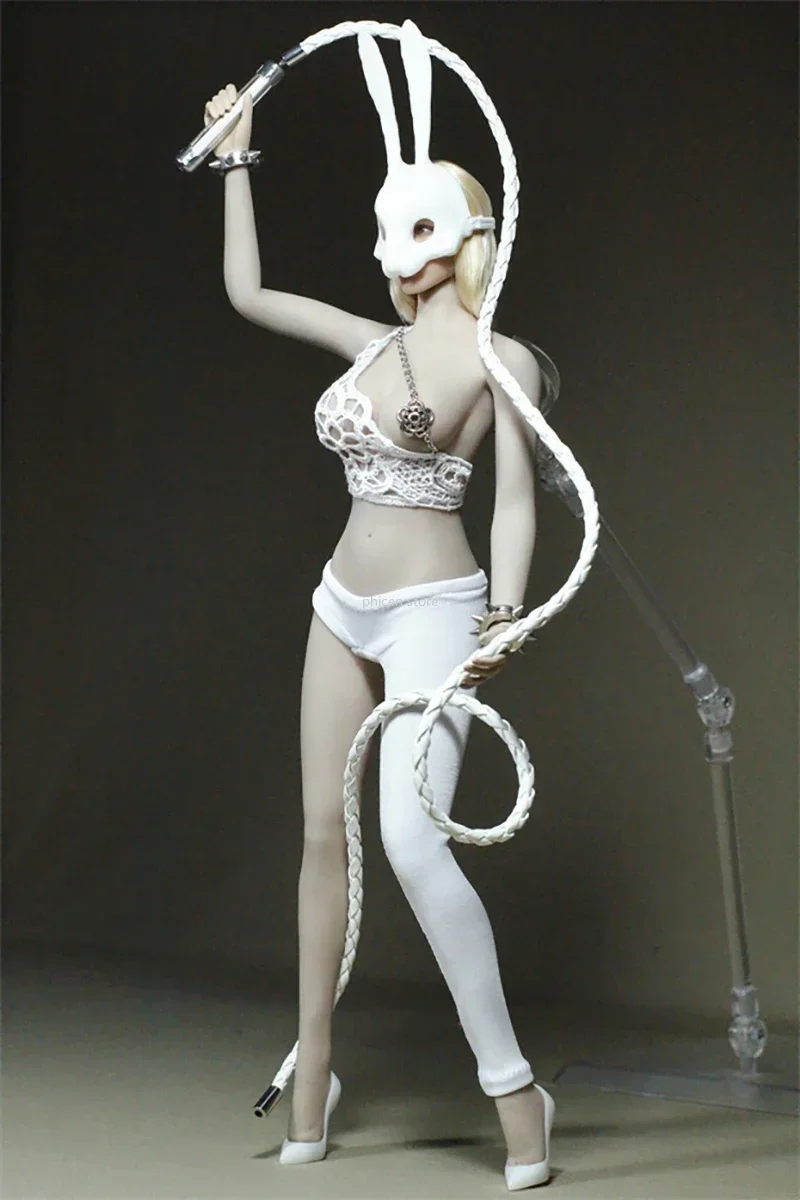 1/6 Schaal Miss White Rabbit Kleding met Totem Top Enkele Been Leggings Set voor 12in Ph Tbl Vrouwelijke Soldaat Action Figure speelgoed