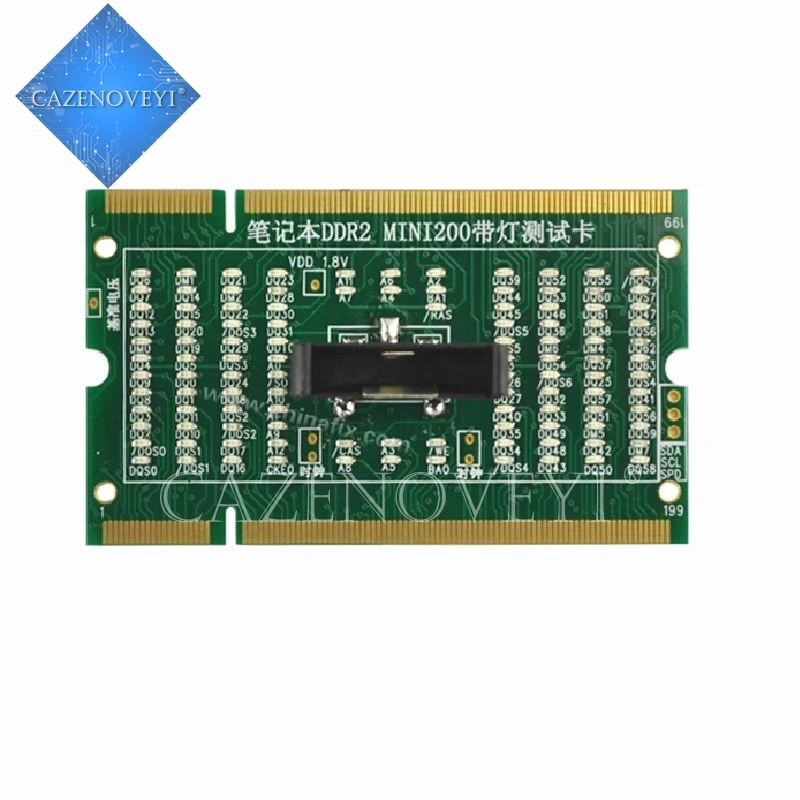 

1pcs/lot Laptop Memory DDR2 dual illuminated test card pros and cons to dual-use tester In Stock