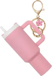 Cute Mini Tumbler Keychain Accessories for Stanley Cup,Cute Cup Key Charms for Women Girls Purse Handbag Backpack