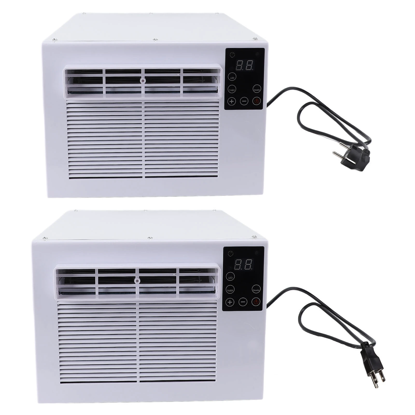 Outdoor Portable AC 3 Adjustable Speeds Movable Versatile 280W Portable Air Conditioner Compact with 24 Hour Timer for RV