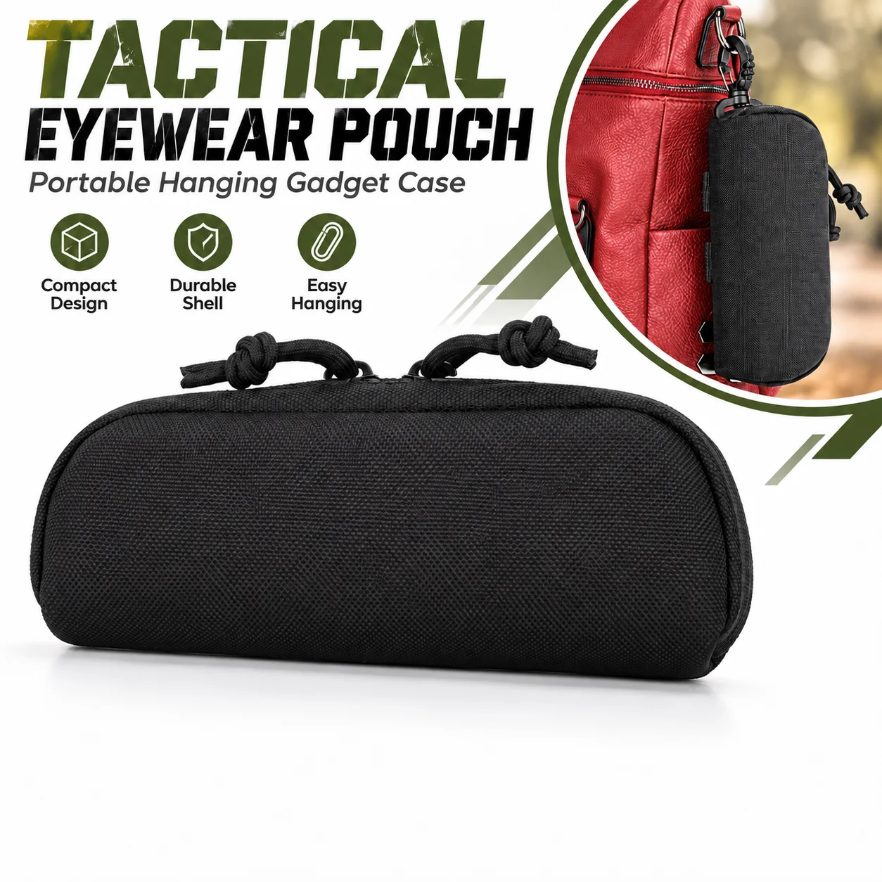 Outdoor Hunting Gear Storage - Kotak Kacamata Taktis, Tempat Penyimpanan Kacamata