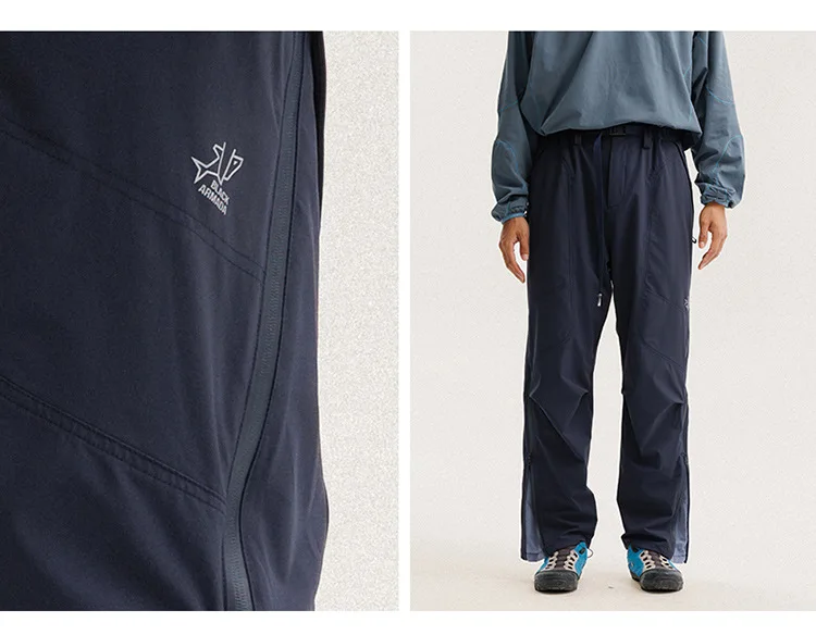 Unisex Leichte Softshell Funktionshose - Anpassbare Passform, Feuchtigkeitsableitend & Reißfest für Outdoor & Alltag – Detail 12