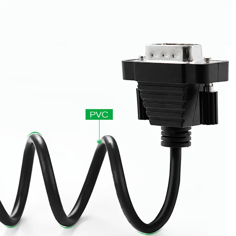 UOTEK Convertitore da USB a 2 porte RS-232 Cavo USB 2.0 di livello industriale Connettore di espansione DB9 Com Adattatore UT-8812