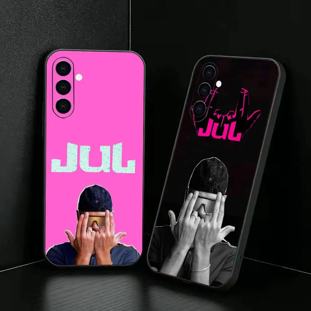 Hot R-Rapper J-JUL Cool Phone Case For Samsung Galaxy A73,A72,A71,A70,A53,A52,A51,Soft Silicone Black Cover