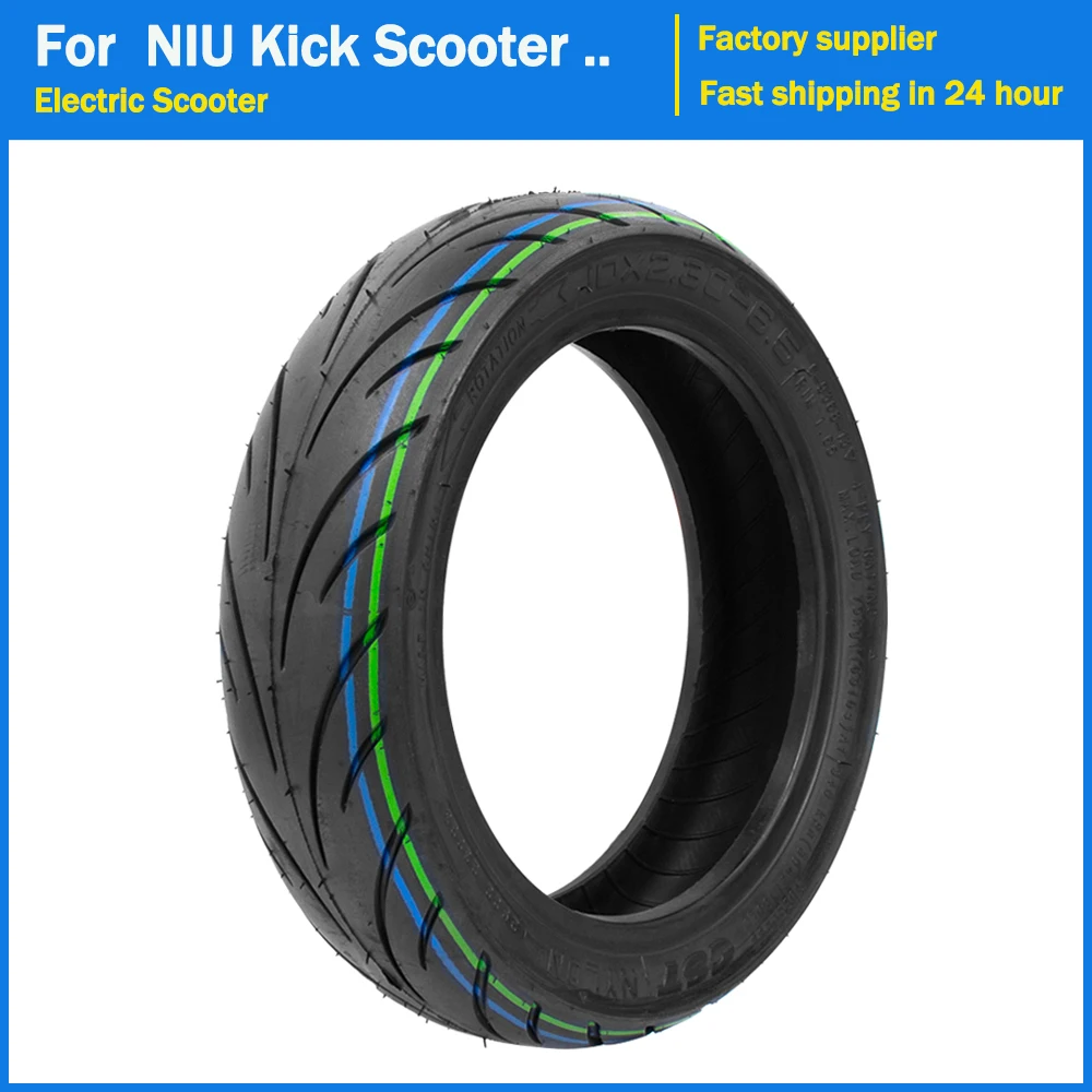 10 Inch Electric Scooter Wheel Rubber Tyre Tubeless Tyre CST 10x2.30-6.5 Vacuum Tire For NIU Kick Scooter KQi2 PRO Accessories