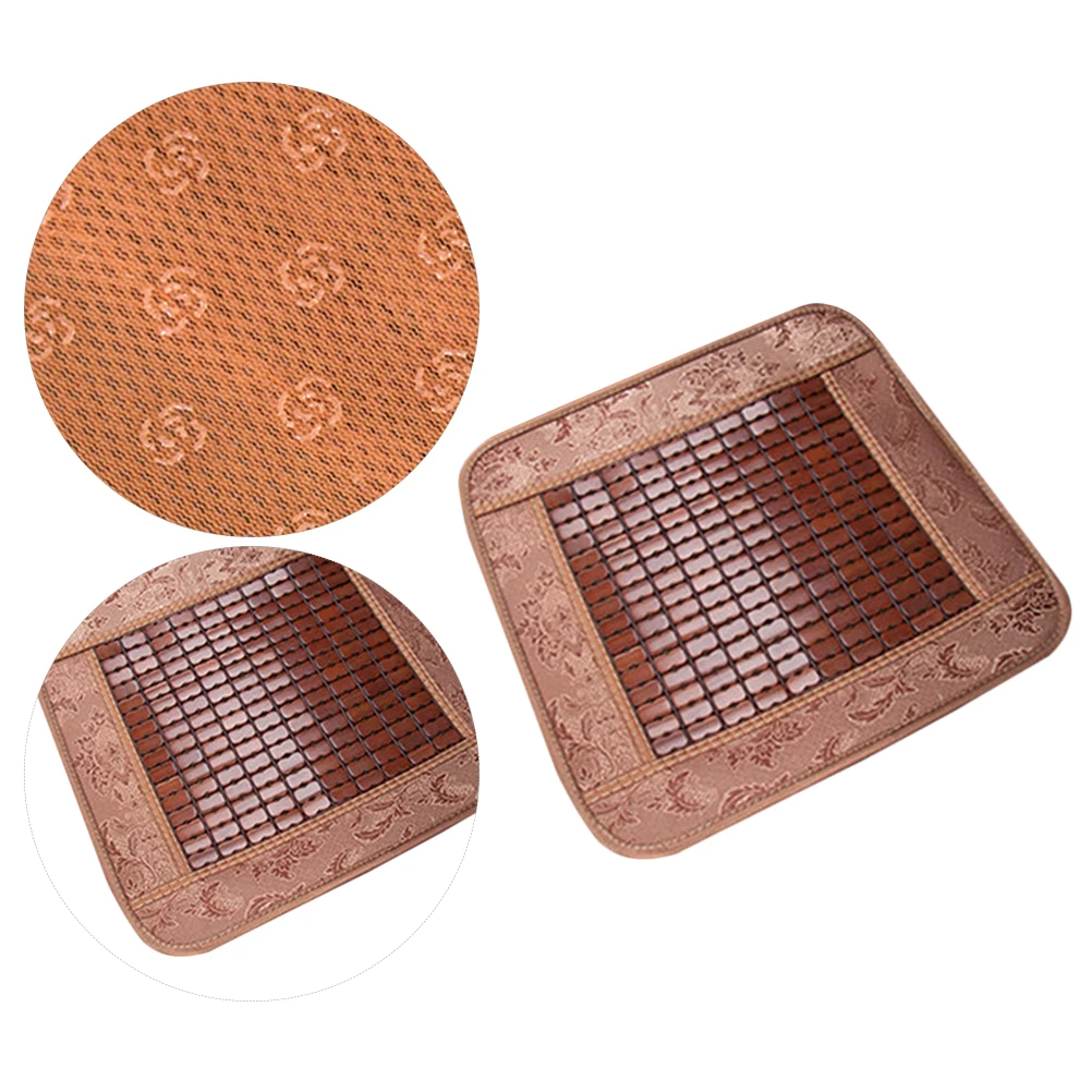 

1PCS Universal Seat Cover Summer Mahjong Mat Car Seat Cushion Cool Breathable Non-Slip Bamboo Mat for Office Dining Chair Car