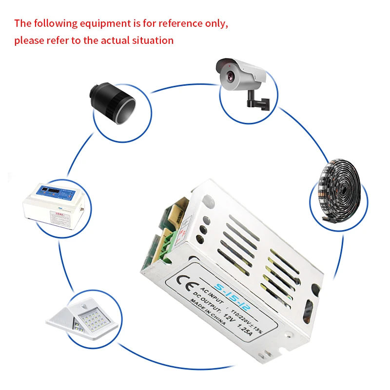 12V Power Supply AC DC 12V 2A 3A 5A 10A 15A 20A AC DC Adapter 220 To 12v Power Supply Source 500w 220v 12v 25A Led Transformer