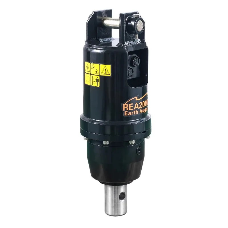 Hydraulic Auger Drive Earth Auger Post Hole Digger Mini Skid Steer Auger Attachment Drill for Excavator Tractor Crane Backhoe