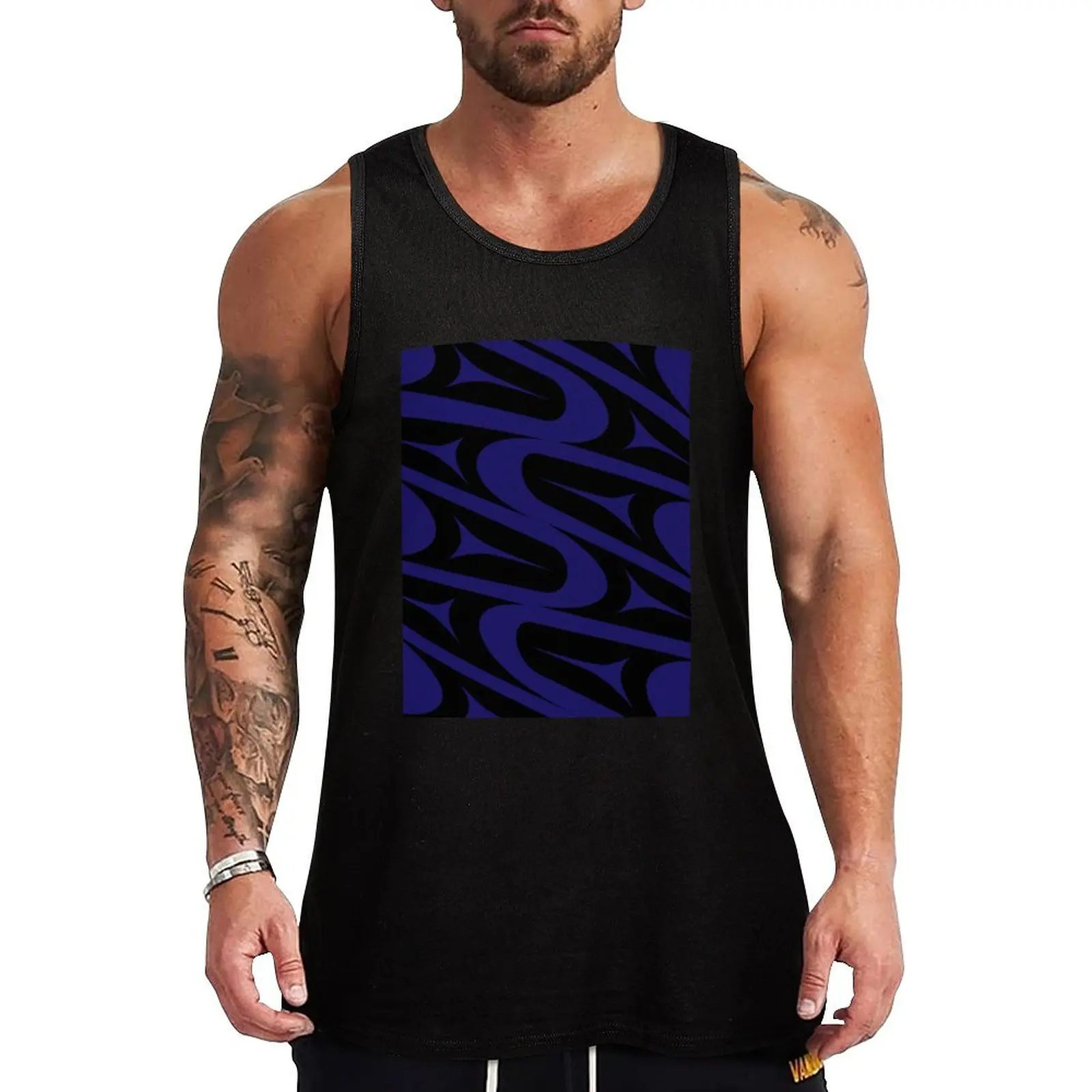 Abstract Formline 3 Tank Top Men's clothes luxury style gym Men's clothing brands sports t-shirts for men