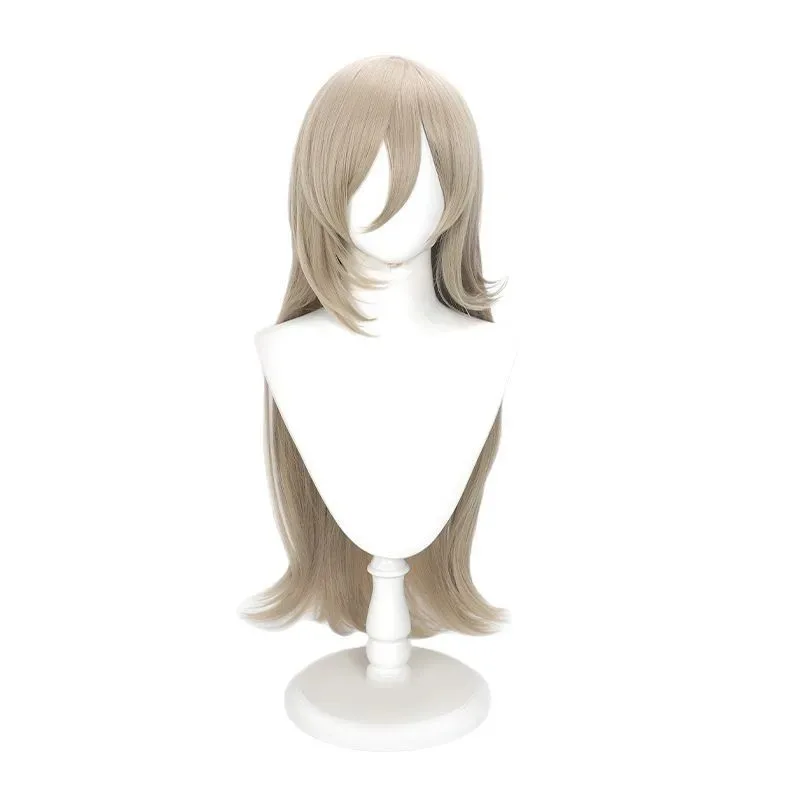 Anime mi matrimonio feliz Kiyoka Kudou Cosplay peluca rubia clara pelo largo Miyo Saimori fiesta de Halloween mujeres hombres pelucas de Anime preventa