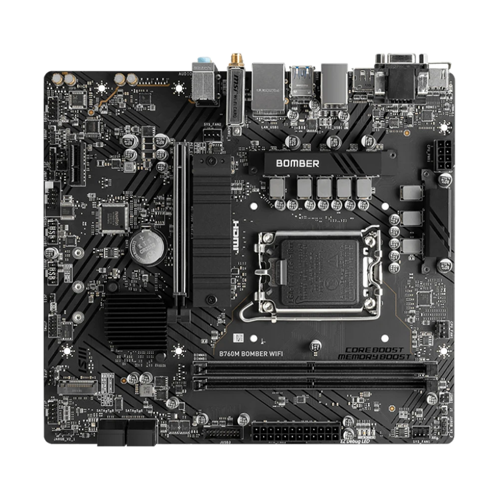 Imagem -03 - Motherboard B760m Mainboard Suporte Lga 1700 Processador Intel 12th e 13th Cpu Pcie 5.0 128gb Msi-b760m