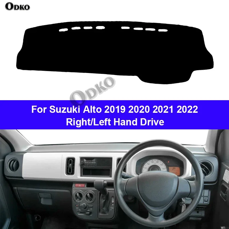 

Auto Car Dashboard Cover Dash Mat Carpet Cape for Suzuki Alto 2019 2020 2021 2022 Anti-sun Shade Auto Protector Rug
