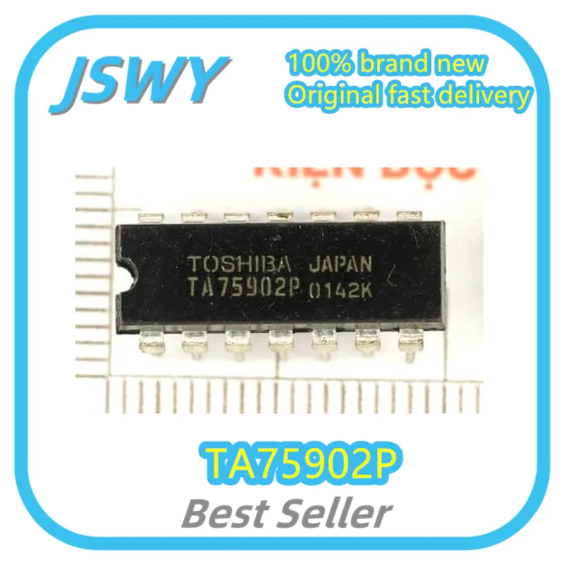 

(10/50 pcs) TA75902P TA75902 DIP14 Operational Amplifier IC, Brand New, Electronics, Original In Stock