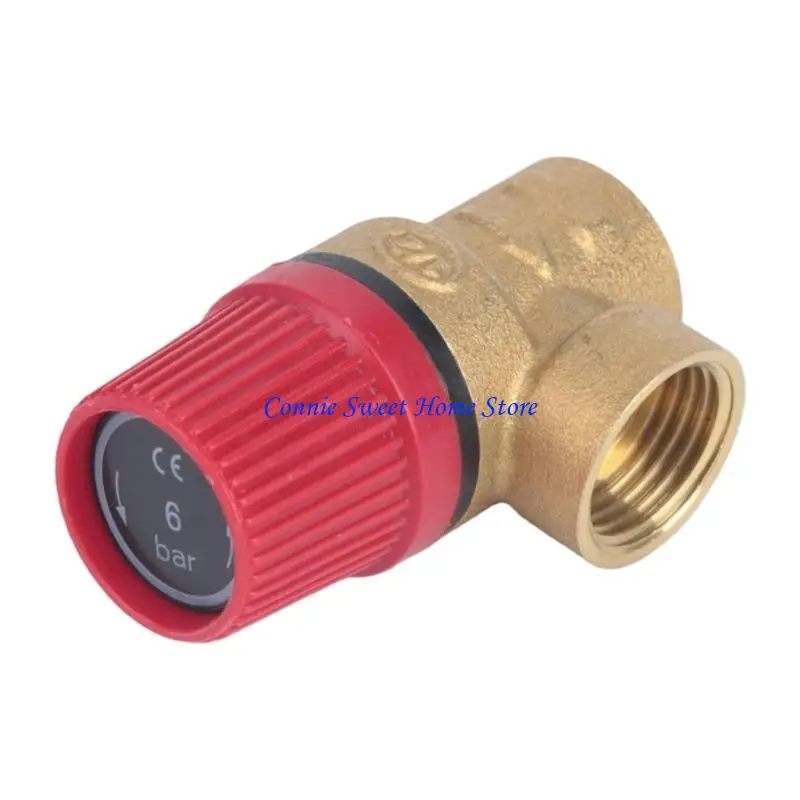 LXAF Sturdy Brass 1/2 Inch Pressure Valves for Water Oil And Gas Systems Use