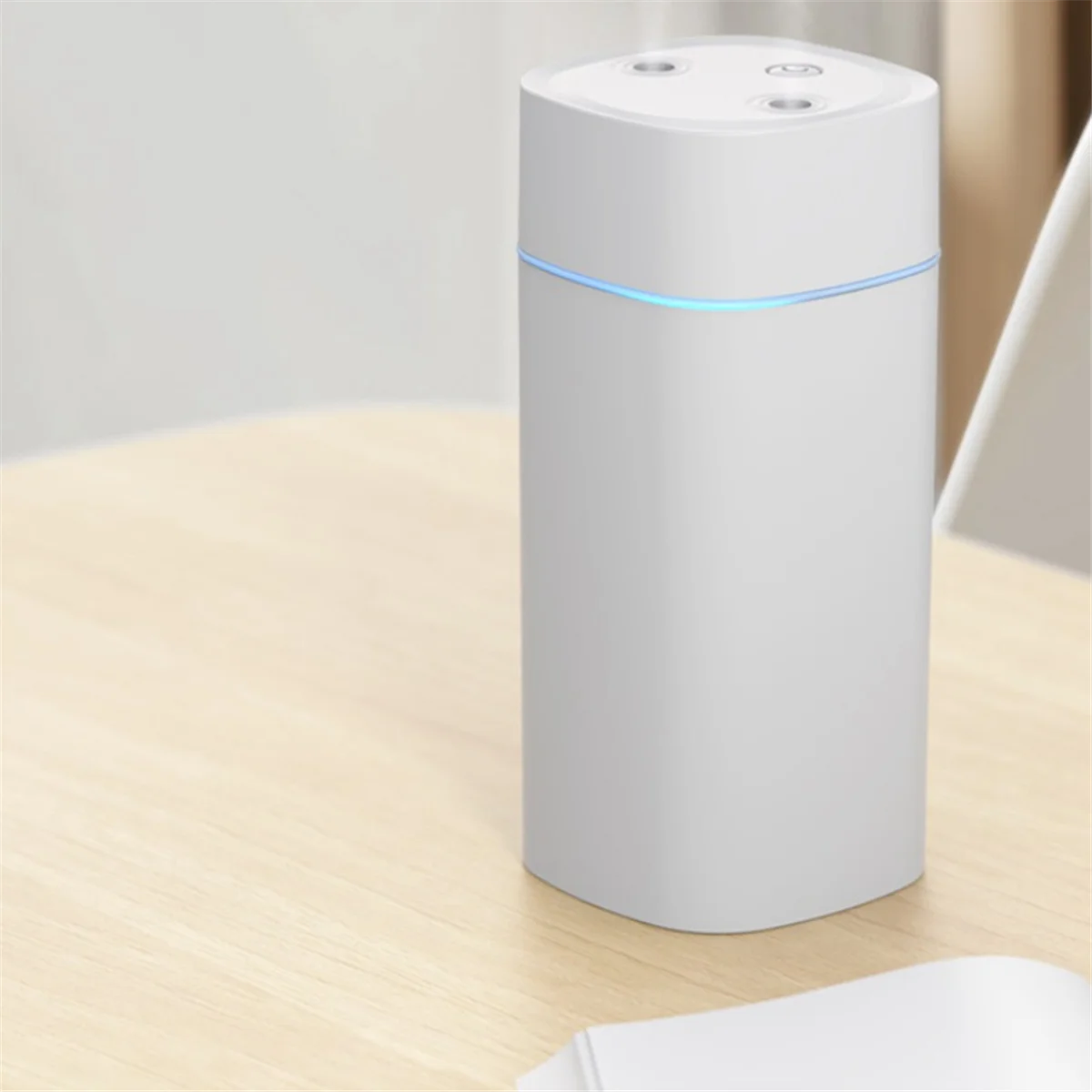 ملون ليلة ضوء صغير المرطب ، رذاذ مزدوج ، رذاذ الهواء ، USB ، صامت ، المنزل ، سيارة تنقية ، أبيض