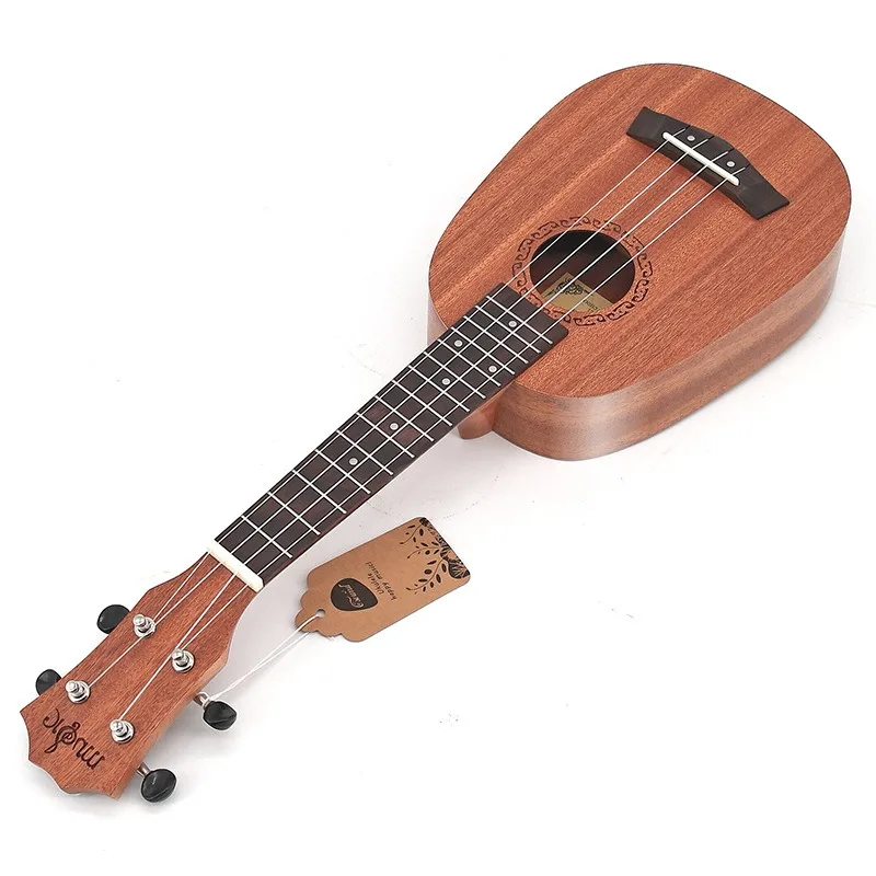 Ukulele Soprano 21 Inch Electric Hawaiian Guitar 4 Strings Ukelele Pineapple Guitarra Uke Mahogany Wood Musical Instruments