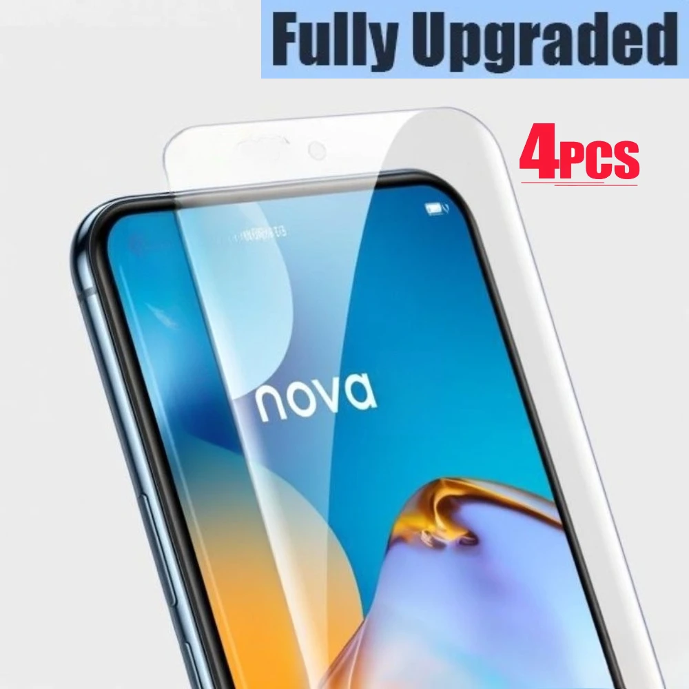 

4PCS for Huawei Nova 15 14 13 Transparently Glass Screen Protection for Huawei Nova 14i Tempered Glass 9H Screen Protector Glass