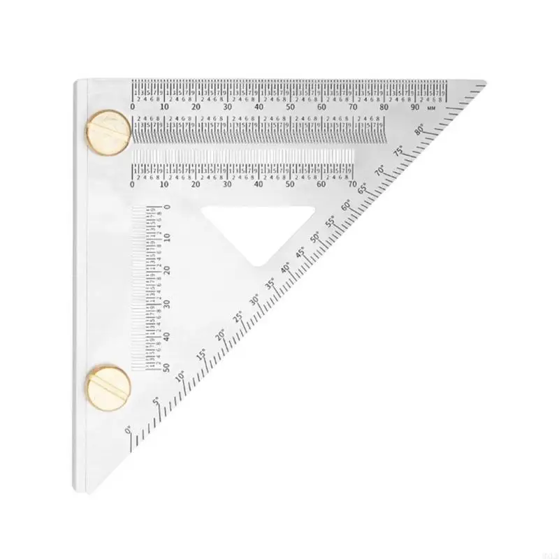 MXLB Neutral Steel Sqaure Ruler Marking Tool for Detailed Woodwork Measurements