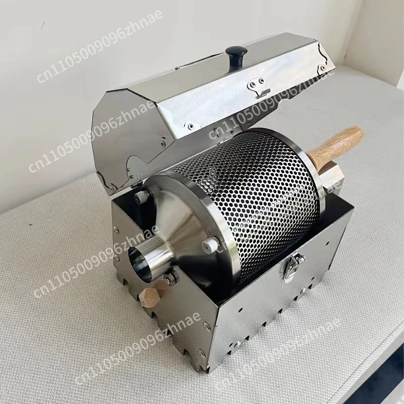 AS1-S400T Household Coffee Roaster Commercial Coffee Bean Roaster Thermal High Temperature Resistant Stainless Steel Drum