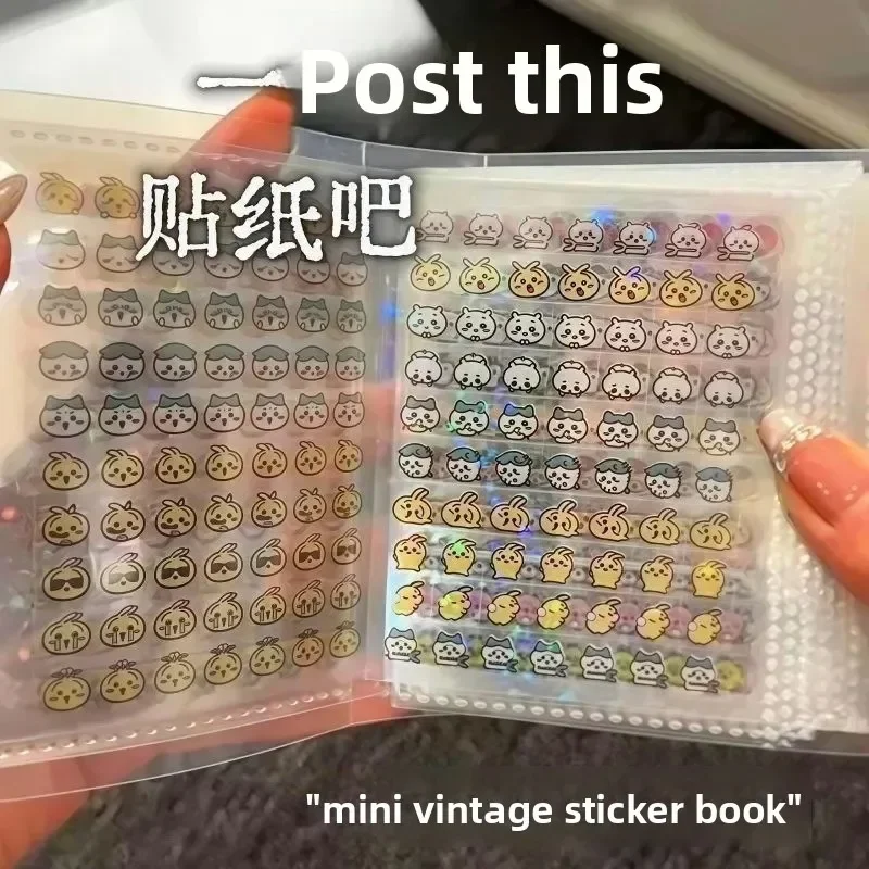 Hachiware Mini Deco Sticker 4800 Cute Usagi Chiikawa Nail Art Mini Sticker Handbook Material Nail Decoration Small Pattern