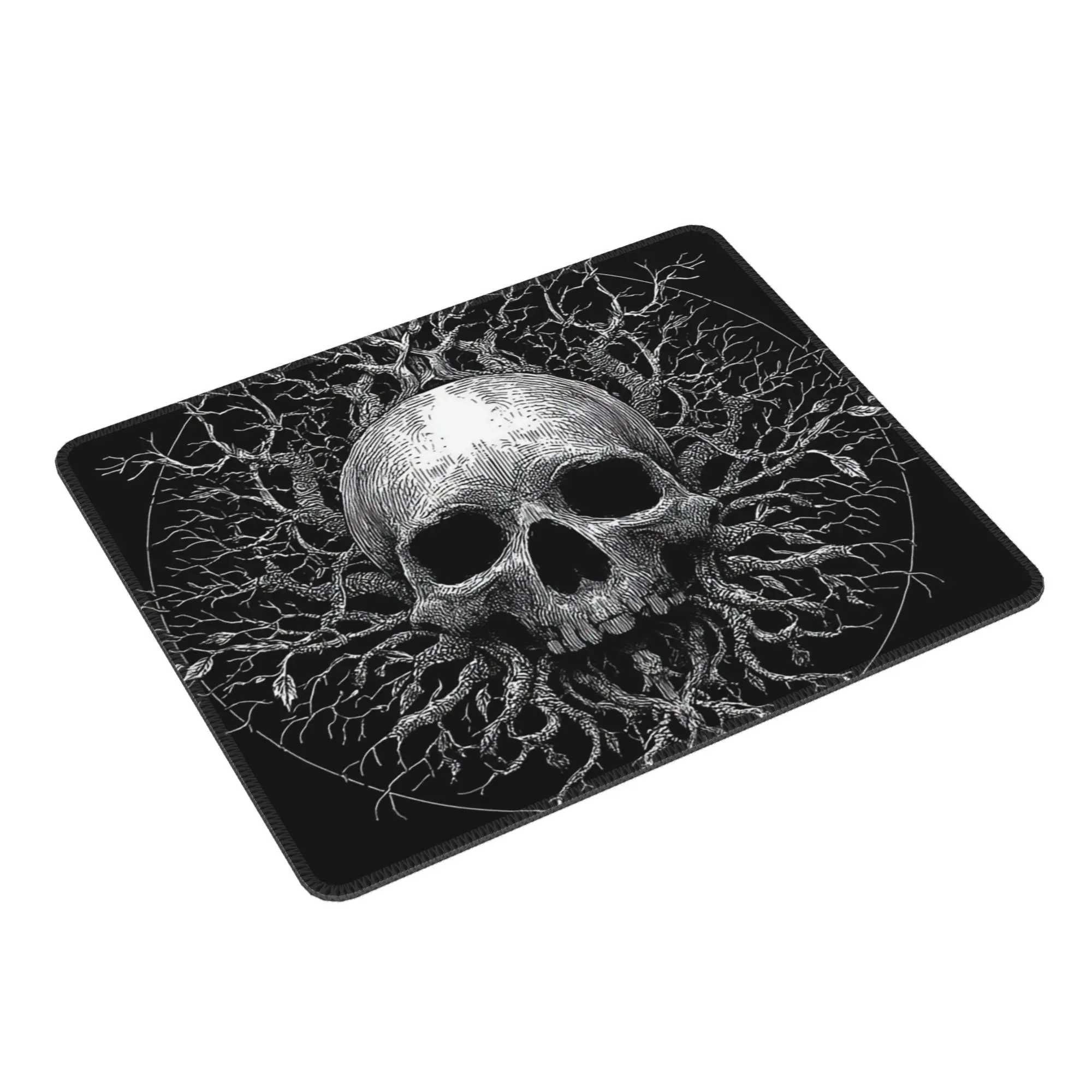 Skeleton Tree Printed Mouse Pad Computer Keyboard Mouse Mat Gaming PC Laptop Desk Mat Office Accessories Table Mats