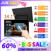 14.1 inch Portable Monitor 10-Point Touchscreen 100%sRGB 1200P IPS Second External Screen for Laptop Phone Mac Xbox Switch PS4/5