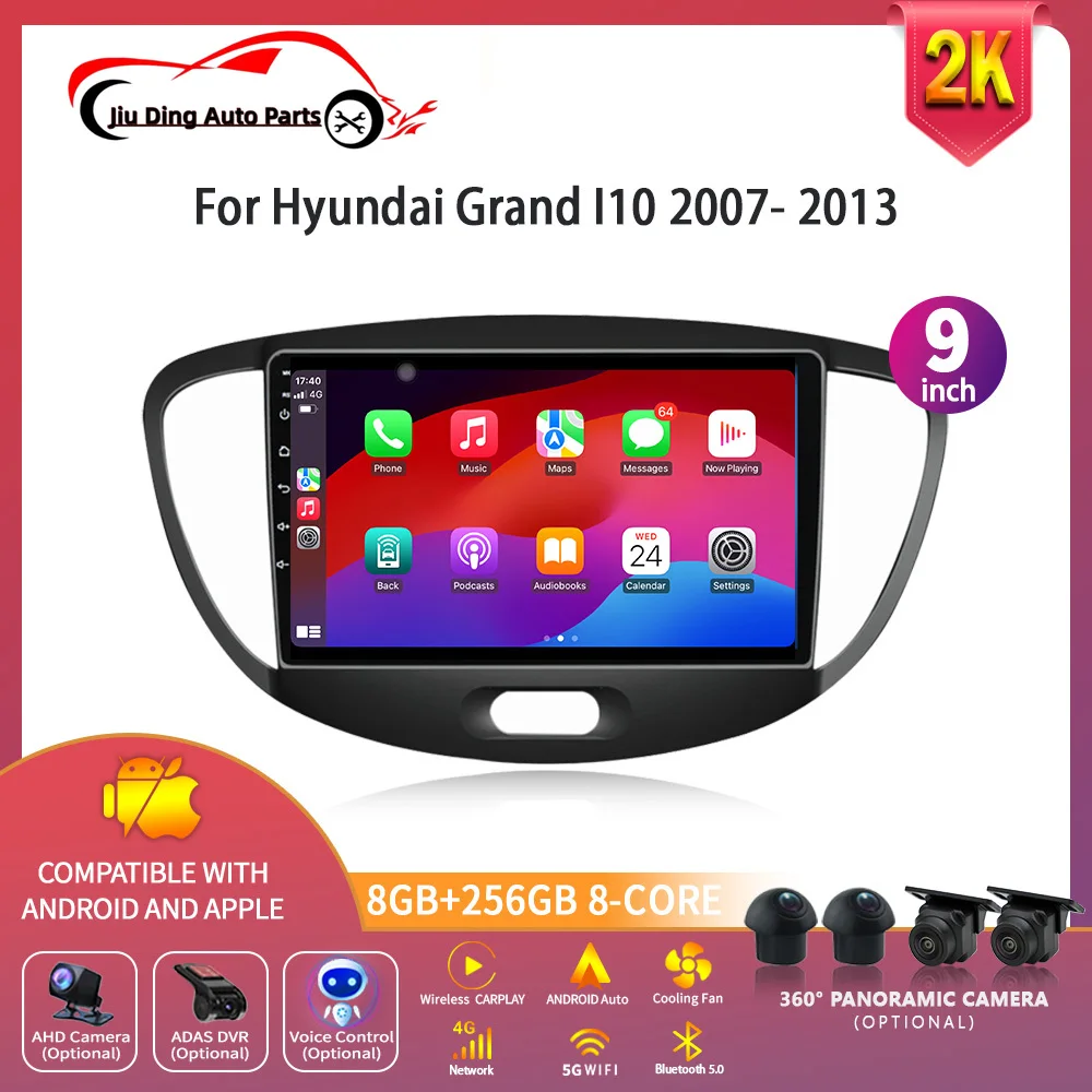 

Android 14 For Hyundai Grand I10 2007- 2013 Auto Car Multimedia Navigation Car Intelligent system Carplay Radio Screen