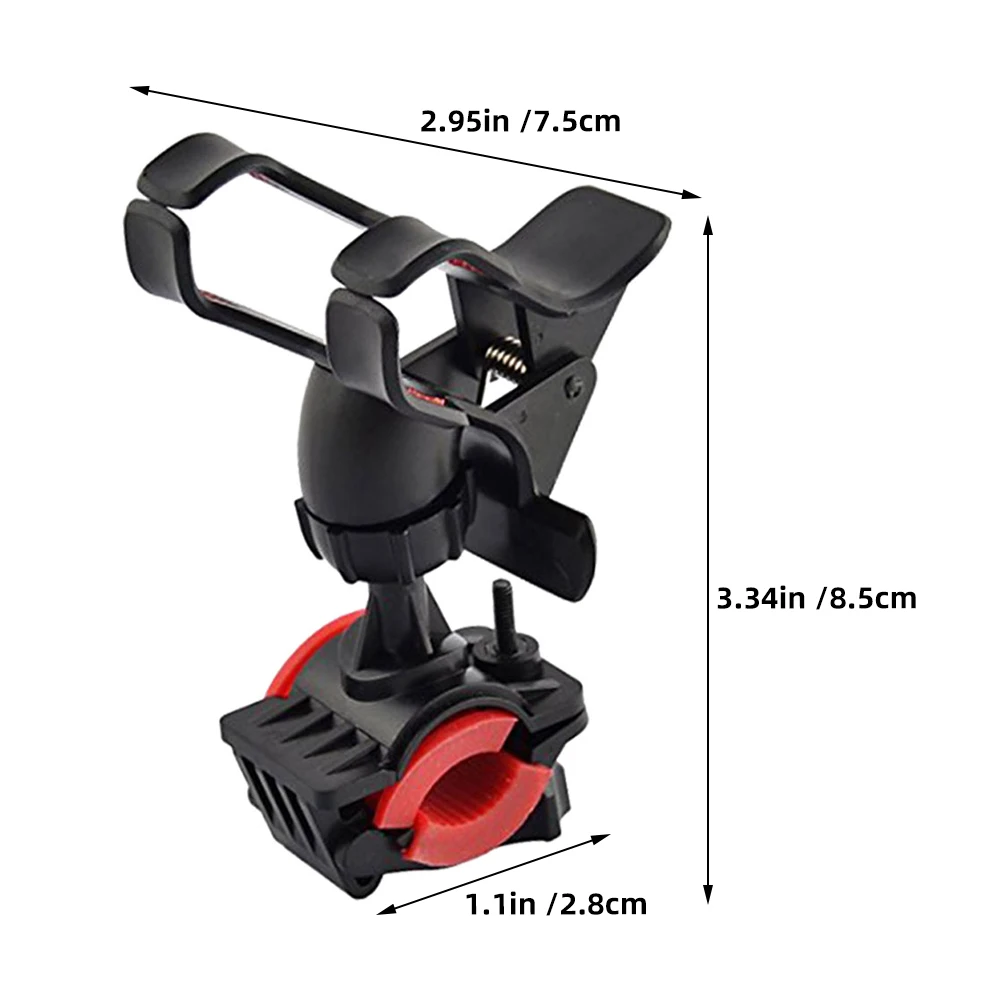 

Universal Bike Phone Mount Holder for Motorcycle 360 Degree Navigation Bracket Adjustable Handlebars Fit Most Devices Premium