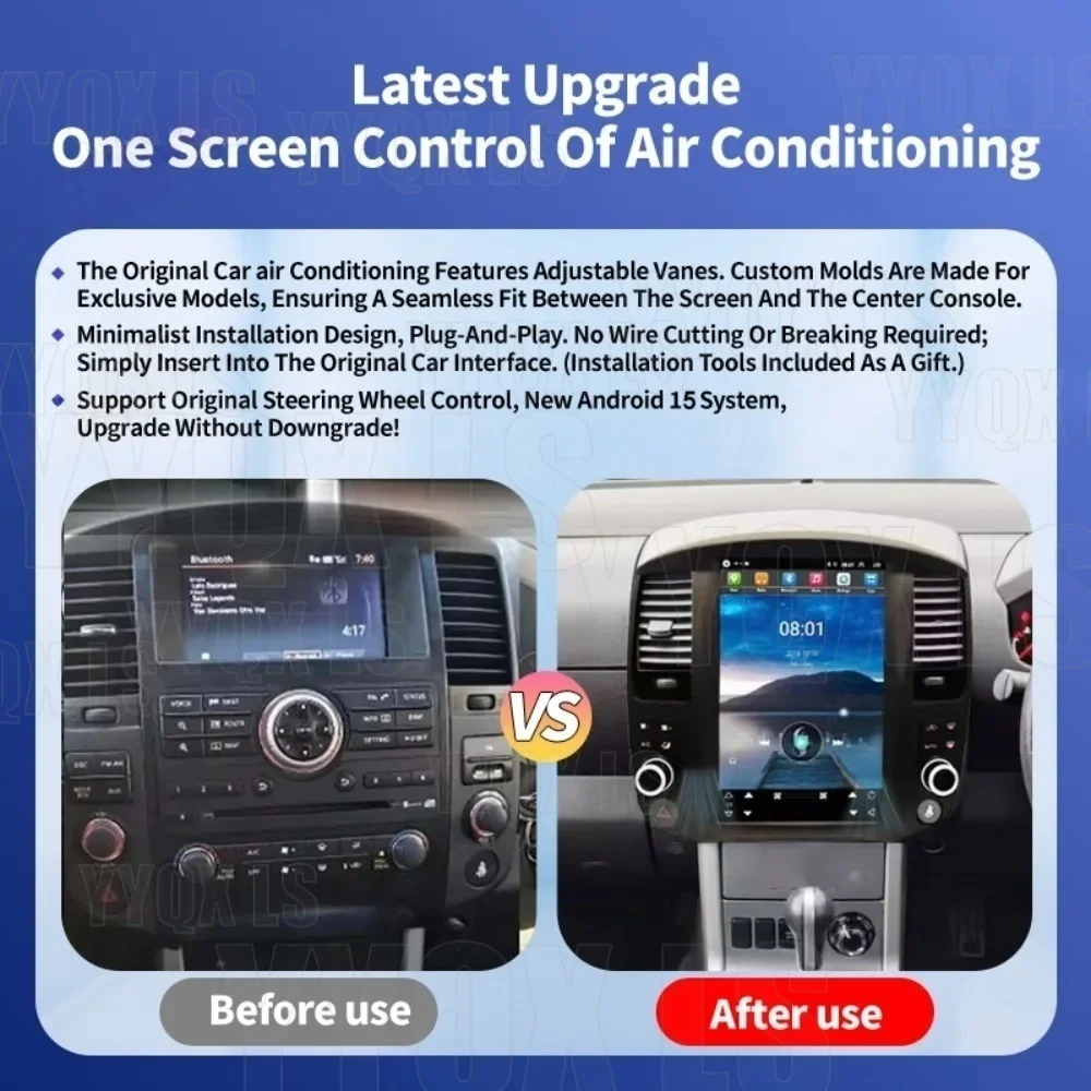 Android For Nissan Pathfinder r51 2008-2012 Car Radio Stereo Multimedia Player GPS Navigation smart car systems CarPlay WIFI 4G